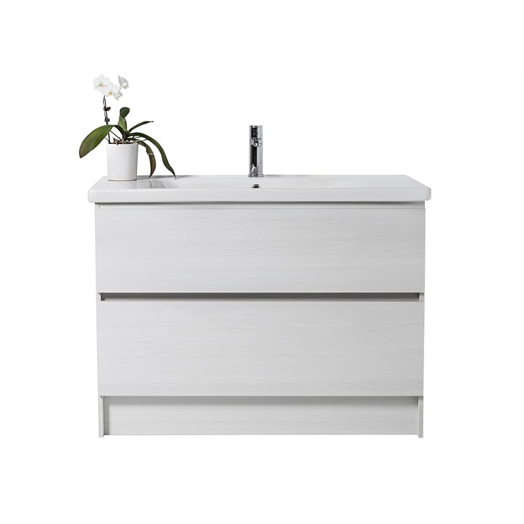 VCBC Soft 1000 Floor-Standing Vanity White