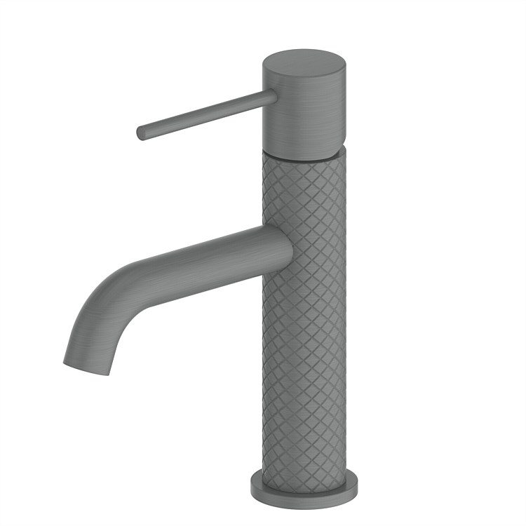 Greens Textura Basin Mixer Gun Metal