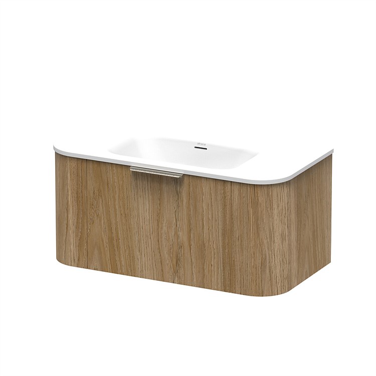 Vanities and Storage Athena Serifos Swift 900mm Single Drawer Wall