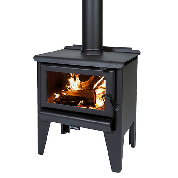 Masport R3000 Wood Fire with Legs including 4.2m standard flue kit