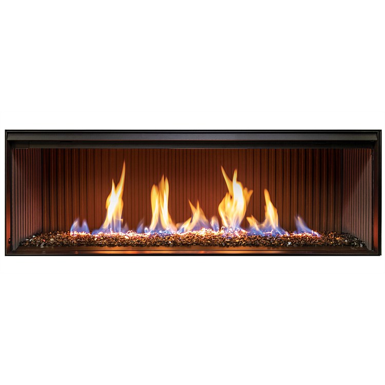 Rinnai Linear 1000 Single Sided Gas Fire LPG Modern