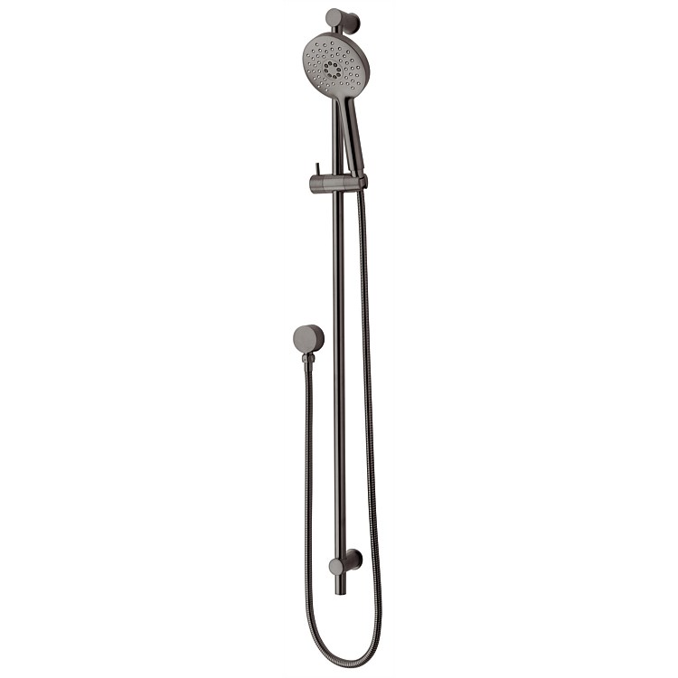 Voda Storm 3 Function Slide Shower (round) Brushed Gunmetal