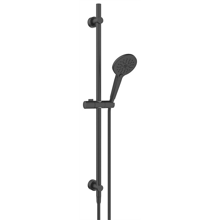 Nikles Slide Shower with Integrated Elbow Matt Black