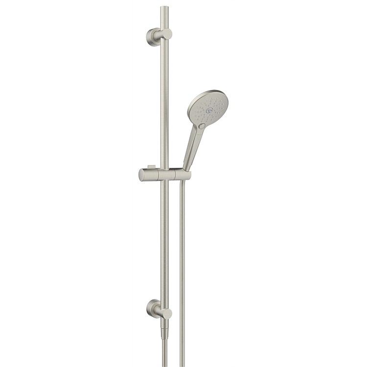 Nikles Slide Shower with Integrated Elbow Brushed Nickel