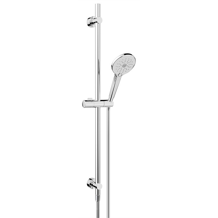 Nikles Slide Shower with Integrated Elbow Chrome