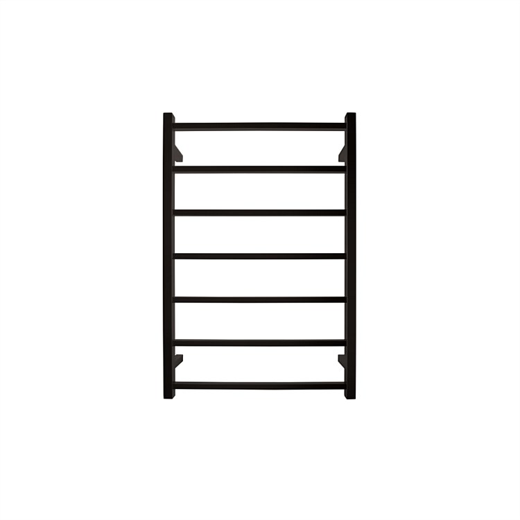 Tranquillity Jersey 7 Bar Square Towel Warmer Black