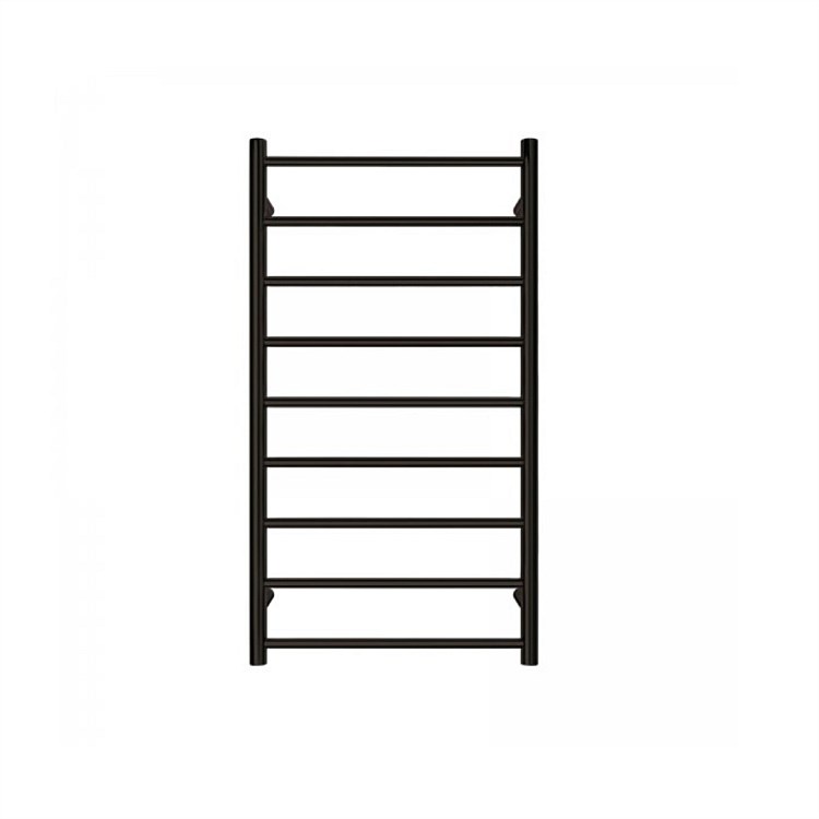 Tranquillity Jersey 9 Bar Round Towel Warmer Black