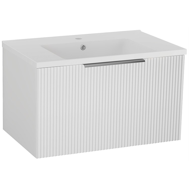 LeVivi Positano 750mm Wall-Hung Vanity Matt White