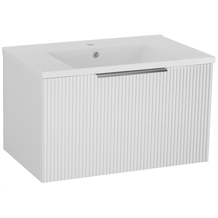 LeVivi Positano Vogue 750mm Wall-Hung Vanity Matt White LeVivi Positano Vogue 750mm Wall-Hung Vanity Matt White
