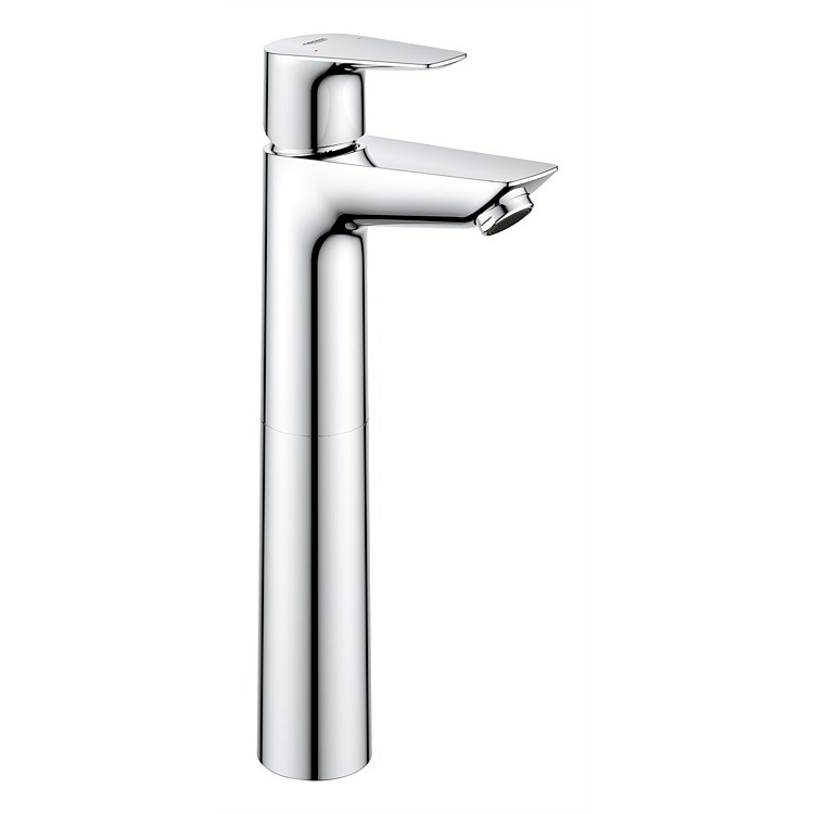 Grohe BauEdge New Extended Height Basin Mixer Chrome