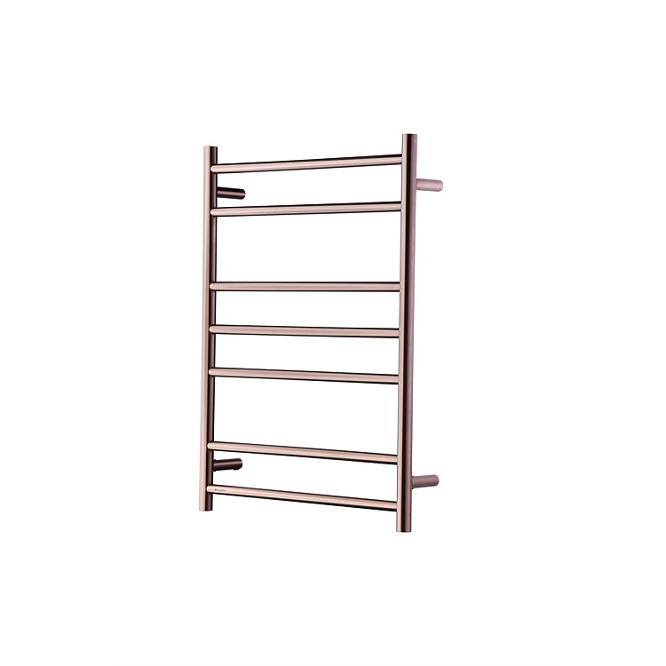 Heirloom Genesis 7 Bar Towel Warmer Brushed Copper