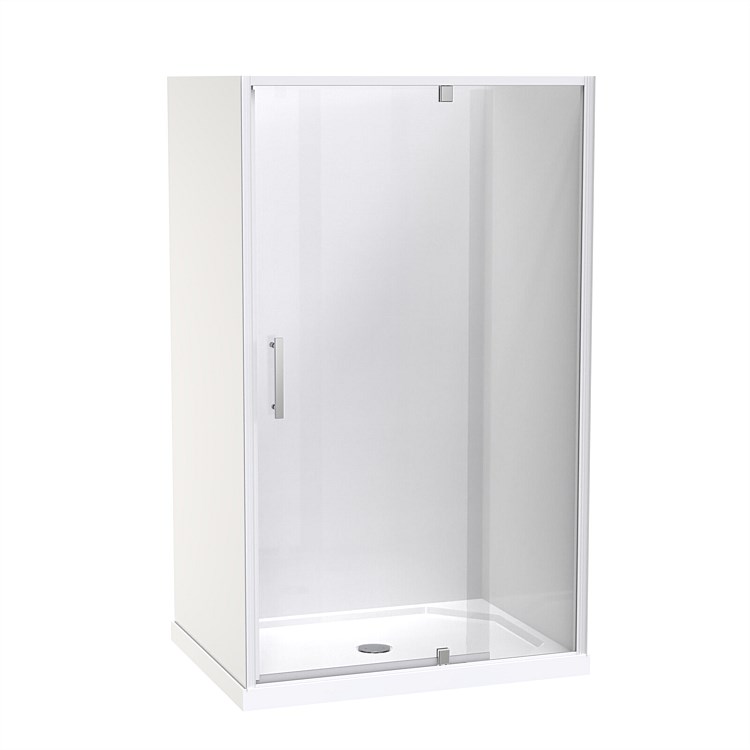 Clearlite Induro 1200 x 900mm 3 Sided Moulded Shower Enclosure White