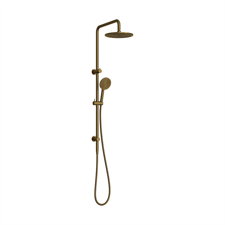 Felton Tate Rain Column Shower Brushed Bronze
