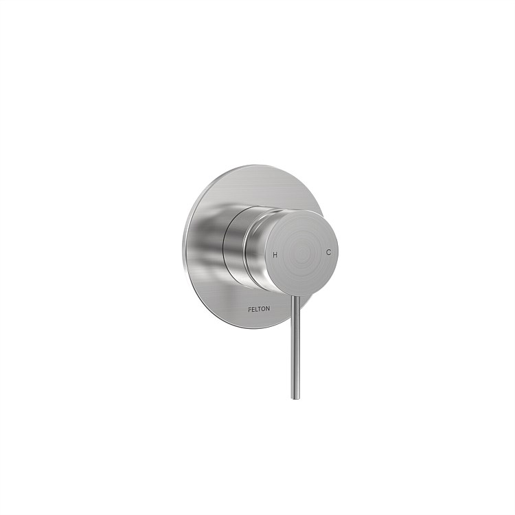 Felton Linea Fusion Plus Shower Mixer Brushed Nickel