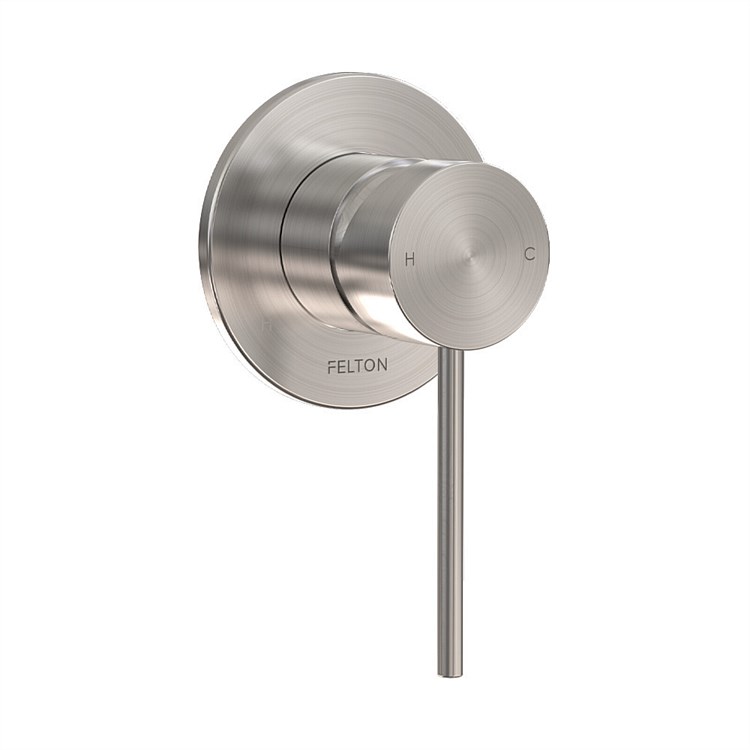 Felton Linea Shower Mixer Brushed Nickel