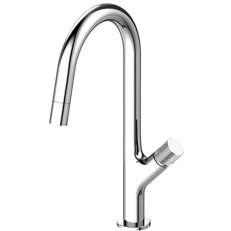 Paini Grip Kitchen Mixer with Pull-Down Nozzle Chrome