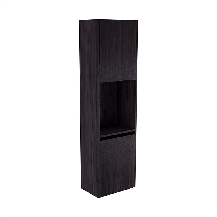 Elementi Sienna 1600mm Open Shelf Tall Cabinet Right Fiordland Elm Wilderness