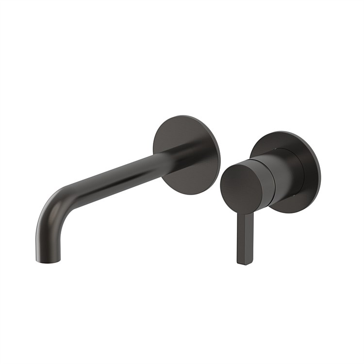 Progetto Venice-R Wall Mounted Basin Mixer Gunmetal