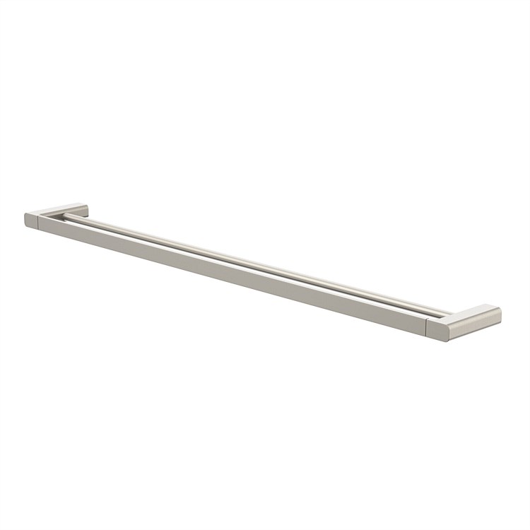 Caroma Luna Double Towel Rail 930mm Brushed Nickel