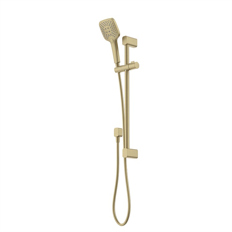 Caroma Luna Multi Function Rail Shower Brushed Brass