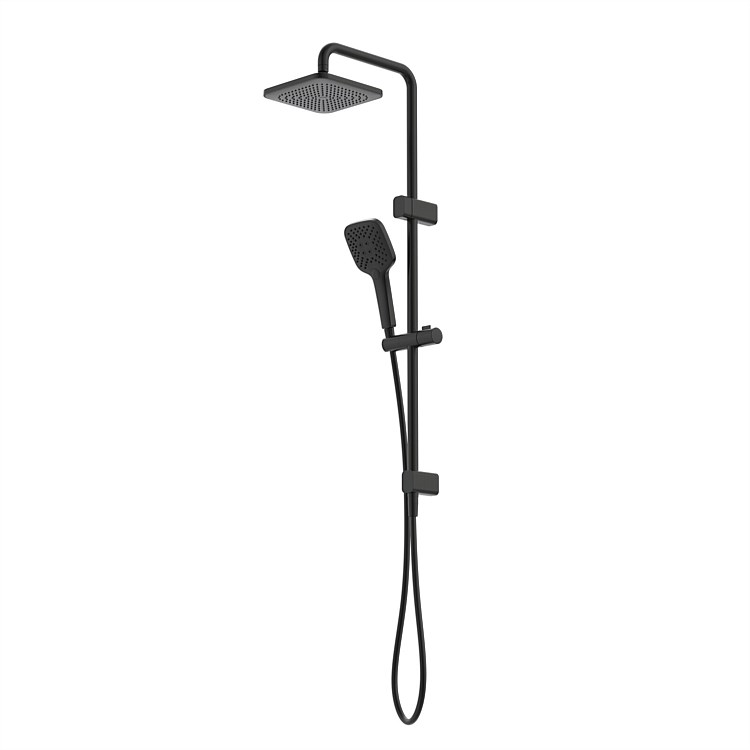 Caroma Luna Overhead Shower System Black