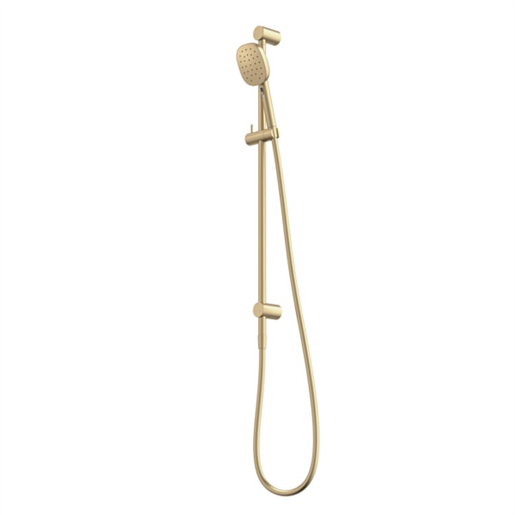 Caroma Contura II Rail Shower Brushed Brass