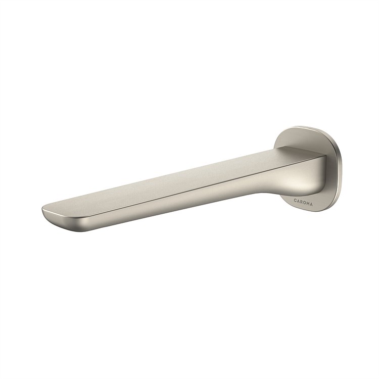 Caroma Contura II Basin / Bath Outlet 220mm Brushed Nickel