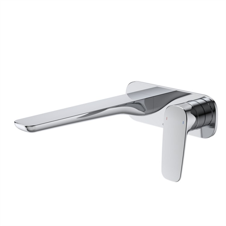 Caroma Contura II Wall Basin / Bath Mixer 220mm Chrome
