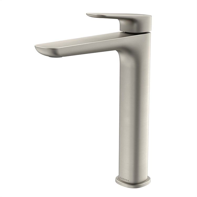 Caroma Contura II Tower Basin Mixer Brushed Nickel