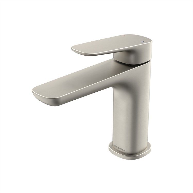 Caroma Contura II Basin Mixer Brushed Nickel