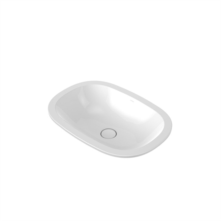 Caroma Contura II 530mm Under Counter Basin White