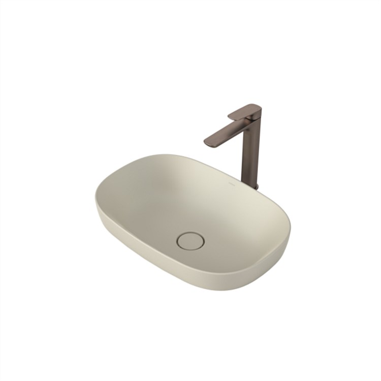 Caroma Contura II 530mm Inset Basin Clay