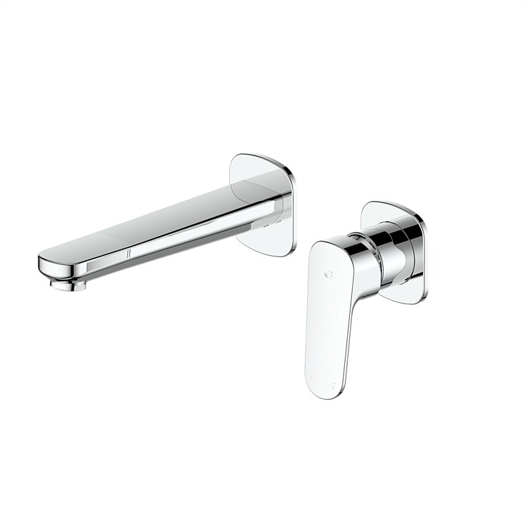 Greens Optimus Wall Basin Mixer Chrome