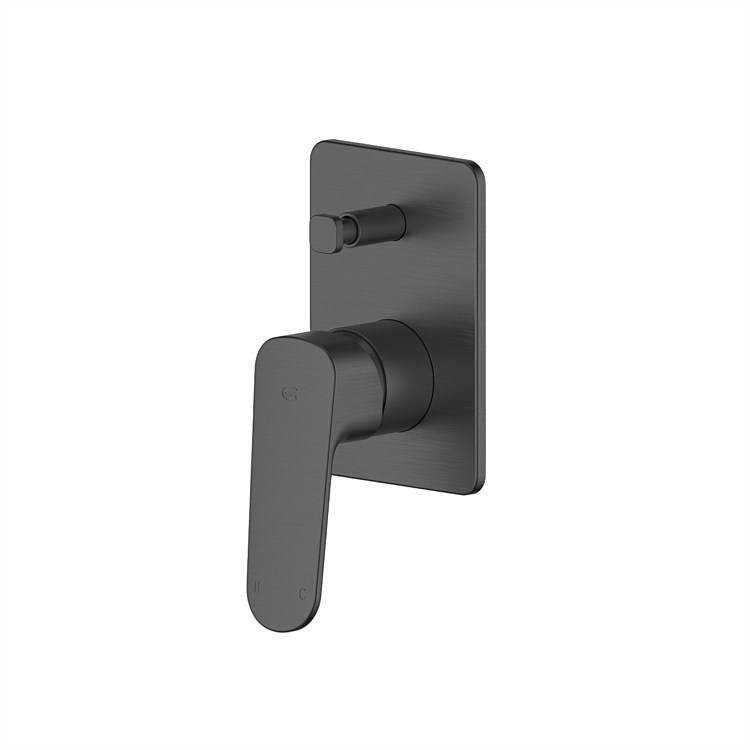 Greens Optimus Divertor Shower Mixer PVD Gunmetal