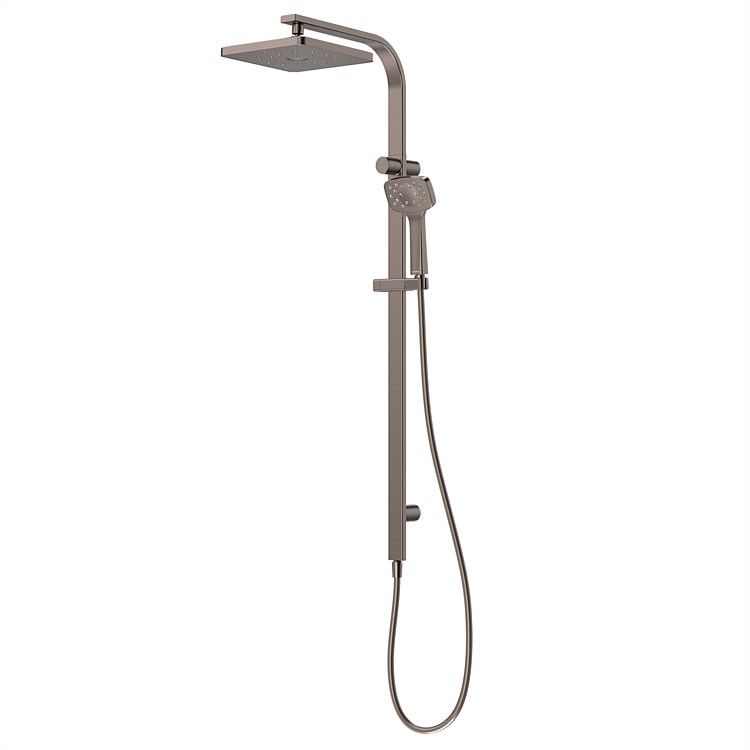 Methven Waipori MK2 Rail Shower With Overhead Brushed Bronze