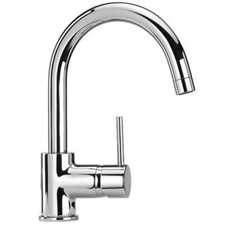Paini Cox Basin Mixer With Round Spout No Waste (Swivel Spout) Chrome