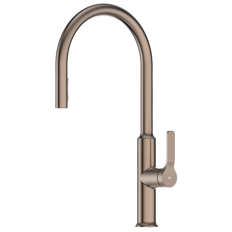 Greens Craft Pull-Down Sink Mixer Brushed Bronze