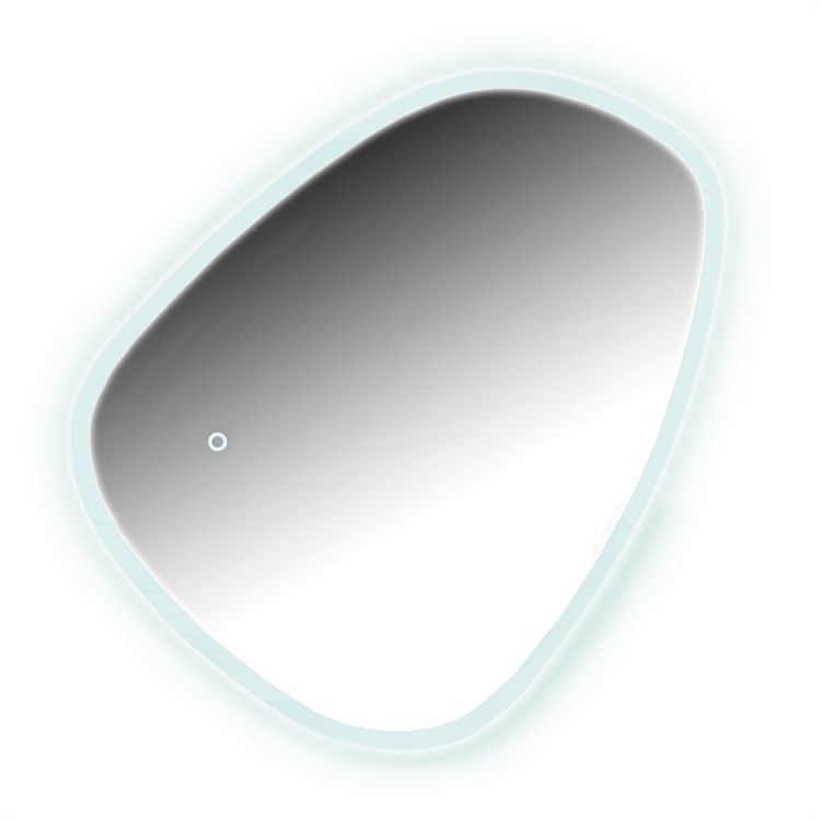 Trendy Pebble Shaped LED Mirror