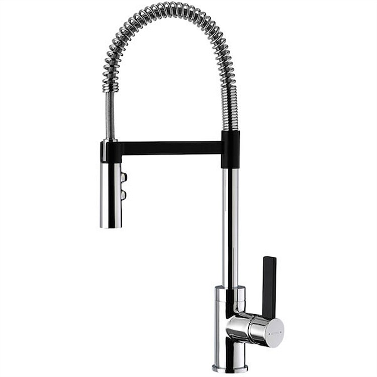 Methven Gaston Pull-Down Sink Mixer Chrome Black