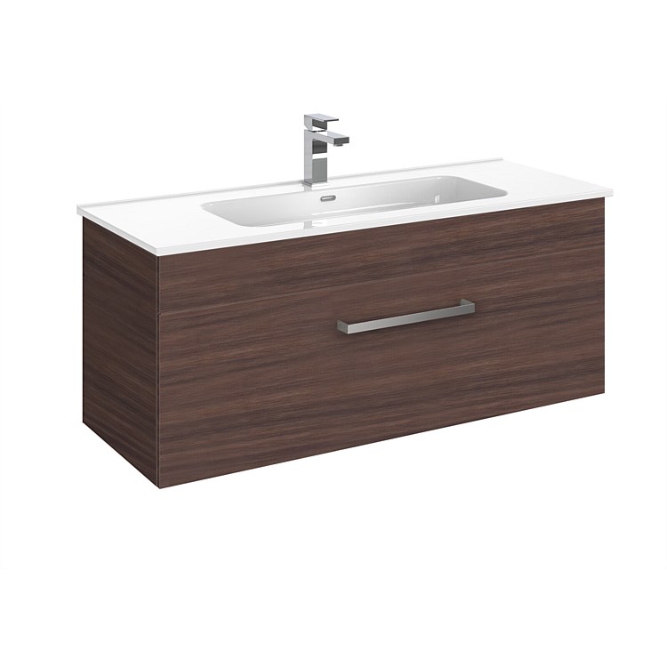LeVivi York 1200mm Wall-Hung Vanity Walnut