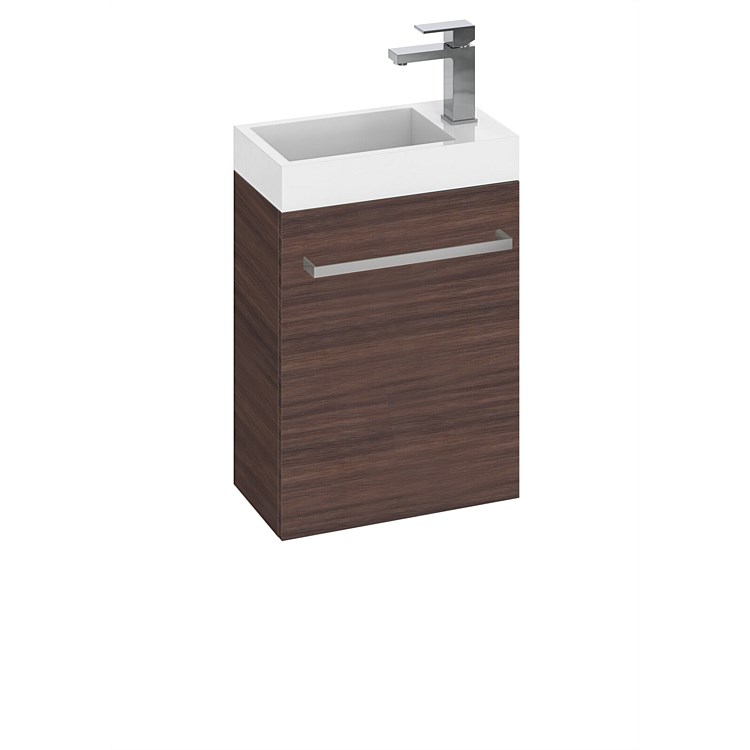 LeVivi Leeds Wall-Hung 400mm Vanity Walnut LeVivi Leeds Wall-Hung 400mm Vanity Walnut