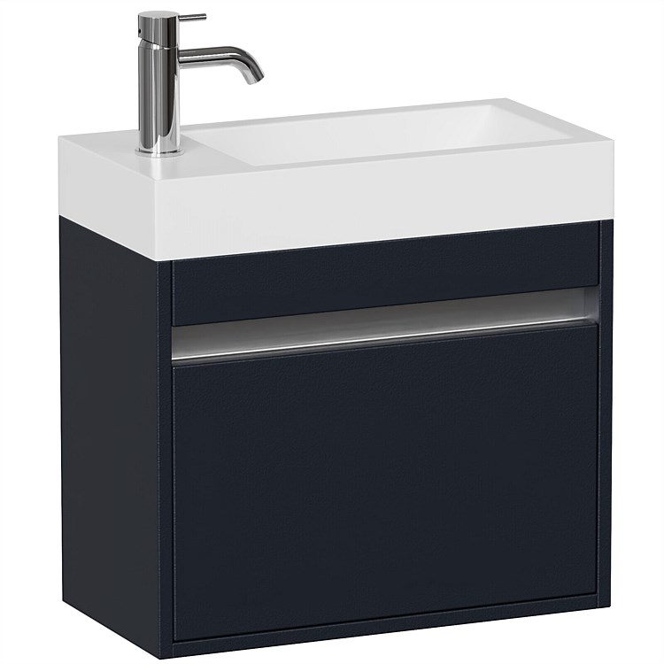 LeVivi Capri 500mm Slim Wall-Hung Vanity Indian Ink