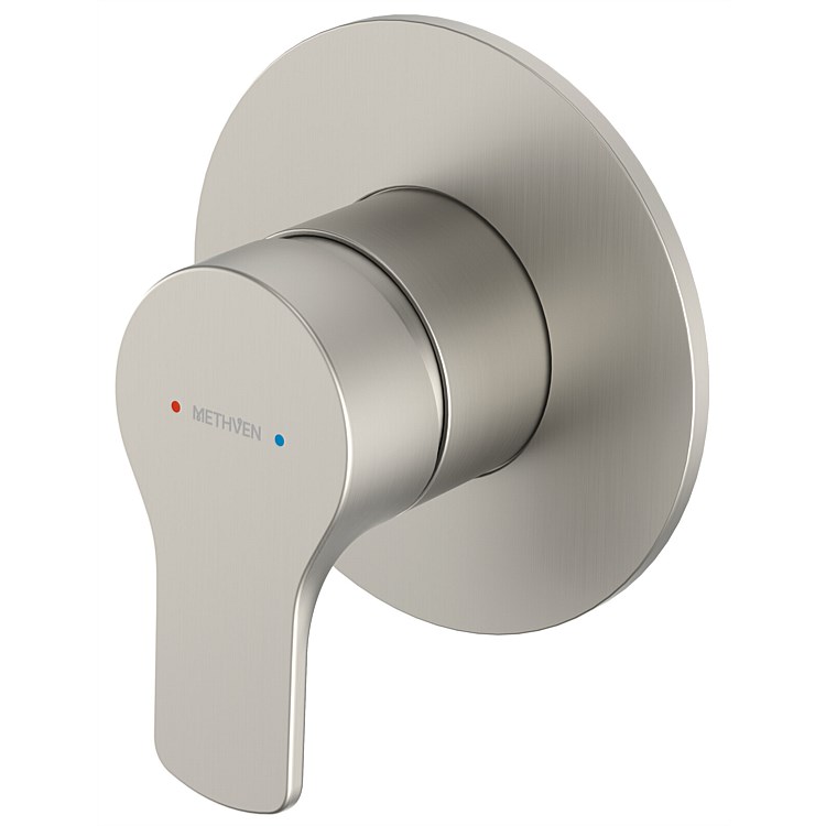Methven Kea MK2 Shower Mixer with Fastflow II Brushed Nickel