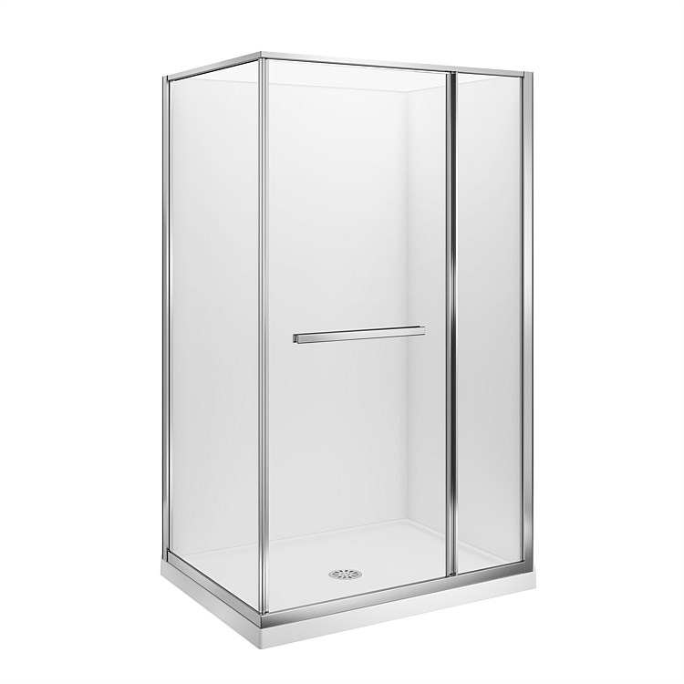 LeVivi Nest 1200x900mm Flat Wall Shower Enclosure Right-hand Polished LeVivi Nest 1200x900mm Flat Wall Shower Enclosure Right-hand Polished