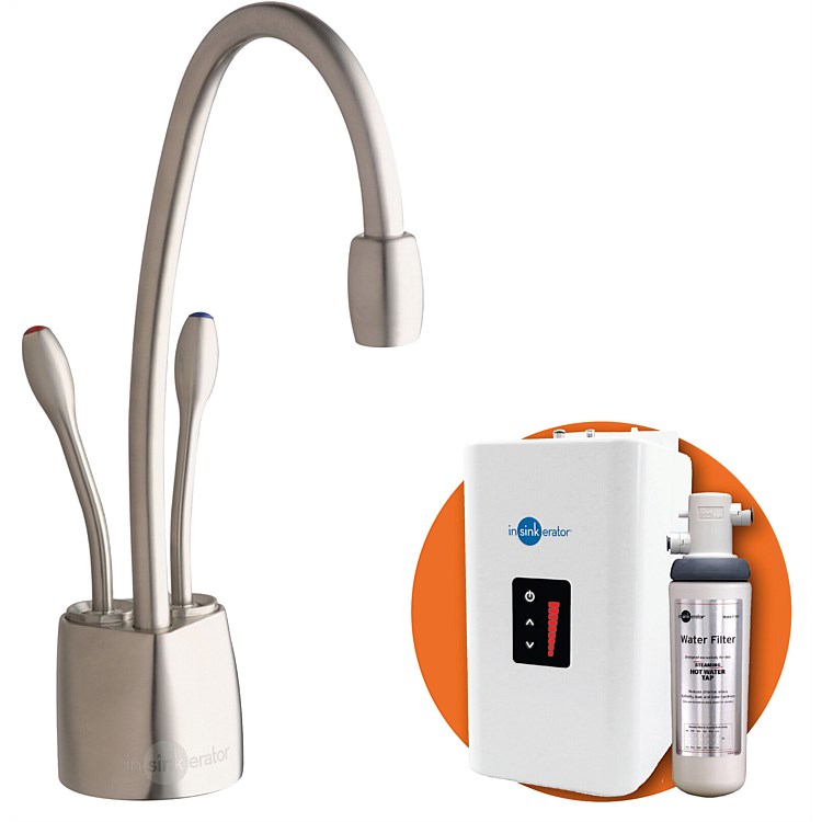 InSinkErator Steaming Hot Filtered Water Unit Brushed InSinkErator Steaming Hot Filtered Water Unit Brushed