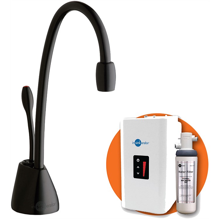 InSinkErator Steaming Hot Filtered Water Unit Matte Black InSinkErator Steaming Hot Filtered Water Unit Matte Black