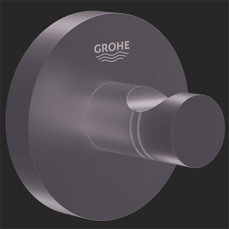 GROHE Essentials Robe Hook Brushed Nickel GROHE Essentials Robe Hook Brushed Nickel