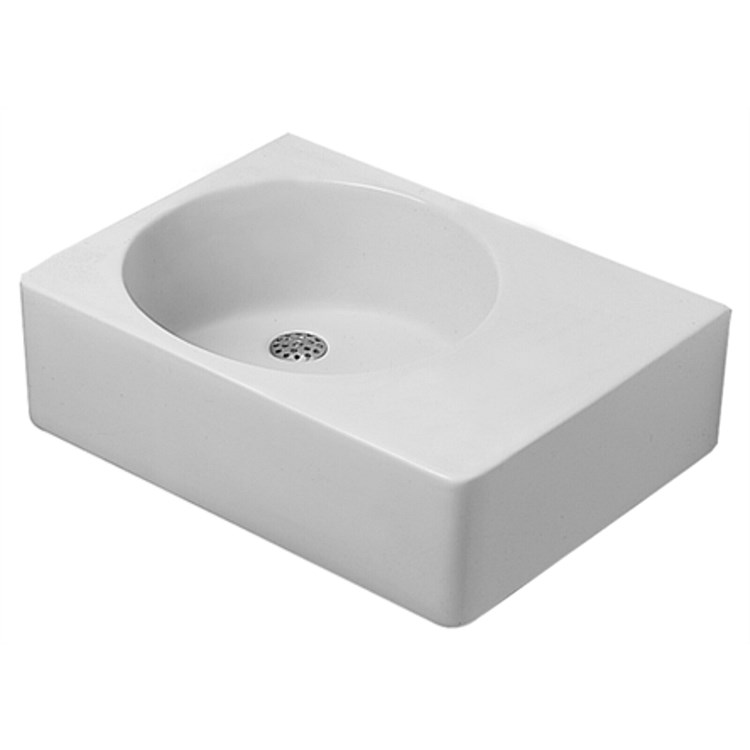 Duravit Scola Wall Basin Left-hand White