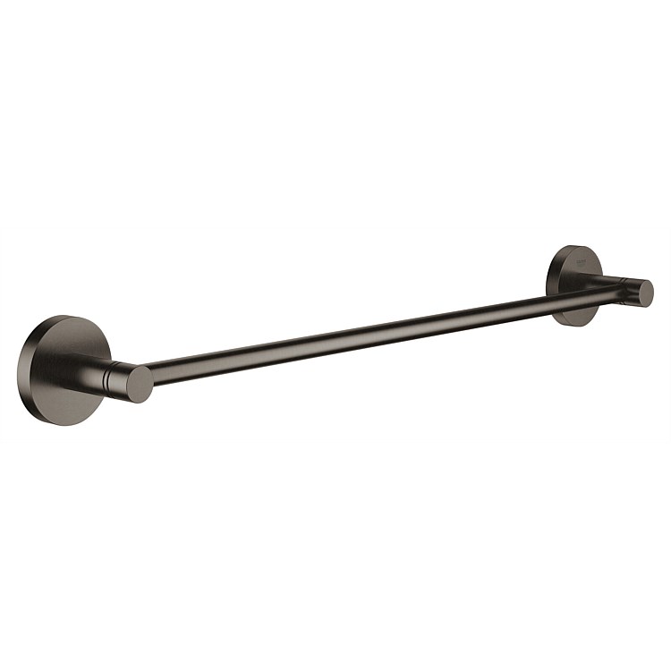GROHE Essentials Towel Rail 450mm Brushed Hard Graphite