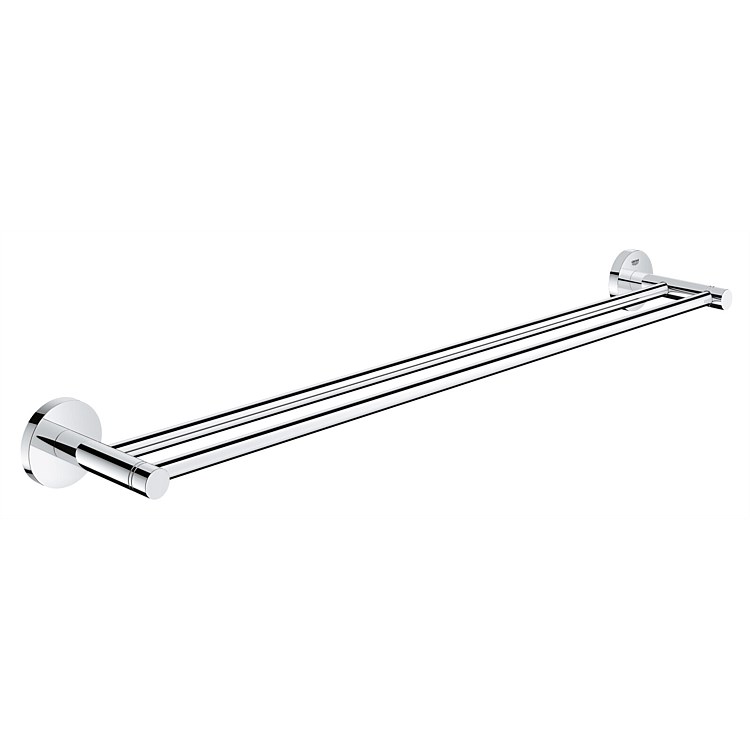 GROHE Essentials Double Towel Rail 600mm Chrome